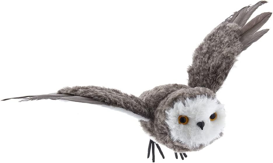 Skiennix Brown Flying Owl Ornament - Unique Home Decor Piece for Nature Lovers