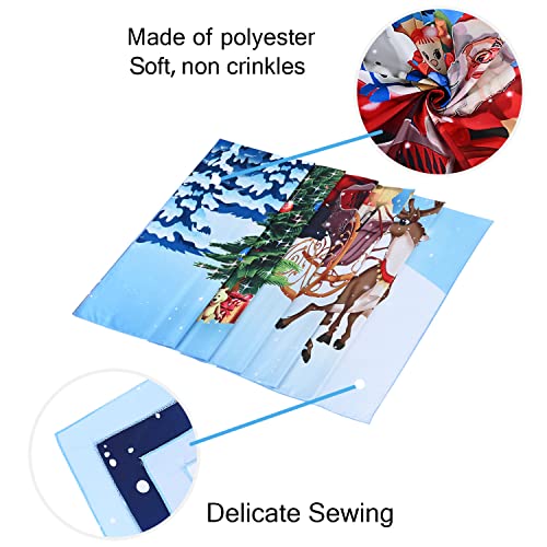 RosieLily Christmas Tapestry Wall Hanging, Winter Tapestry Deer Tapestry Snow Tapestry Santa Claus Xmas Holiday Wall Tapestry for Bedroom Living Room Dorm Wall Decor, Chirstmas Gift, 59" x 79" Inches