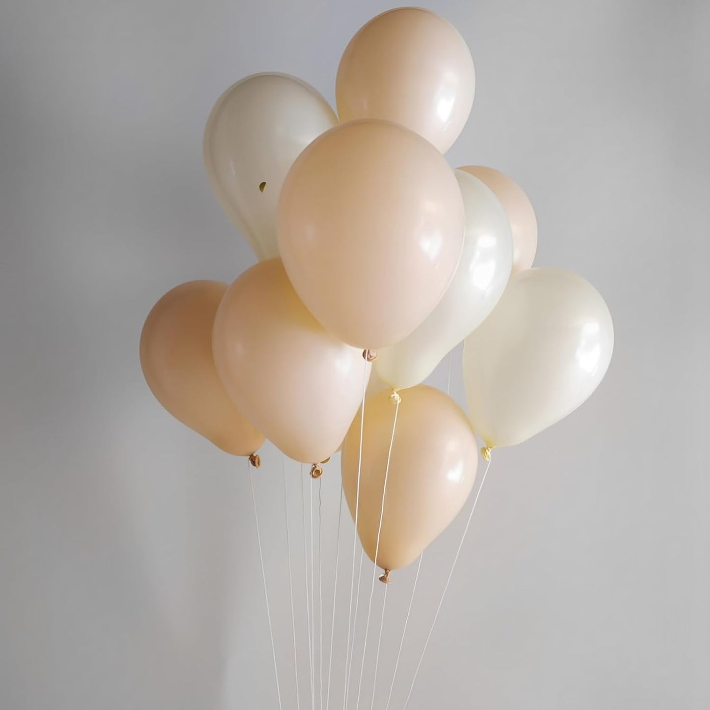 Voircoloria 110pcs Blush Balloons - 12 Inch Nude Latex Party Balloons for Weddings & Celebrations