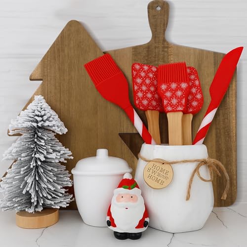Vesici 2 Pcs Christmas Tree Cutting Board Acacia Wood – Tree & Square Charcuterie Set