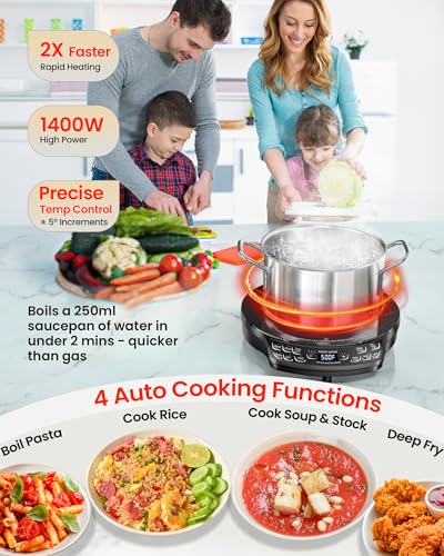 Nuwave PIC Diamond Portable Induction Cooktop with Probe, 100°F-500°F