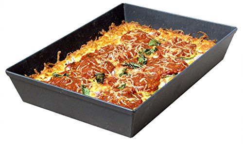 8x10 Inch Detroit Style Pizza Pan - Heavy Duty, Non-Stick, Made in USA