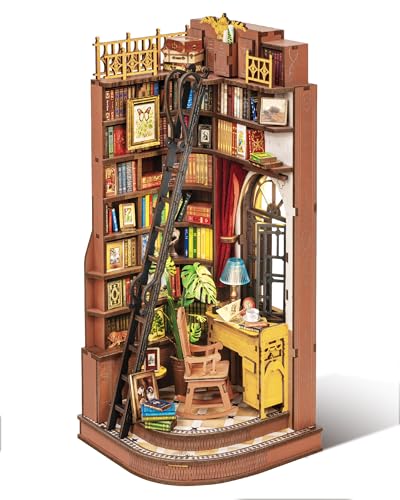 British Style Bookend Kit - DIY Miniature Study Nook & Shelf Decor