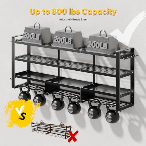 49-Inch Power Tool Organizer Wall Mount - Heavy Duty Garage Storage Rack