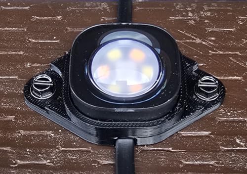 120 Black Mounting Brackets for Govee Outdoor LED Light Installation