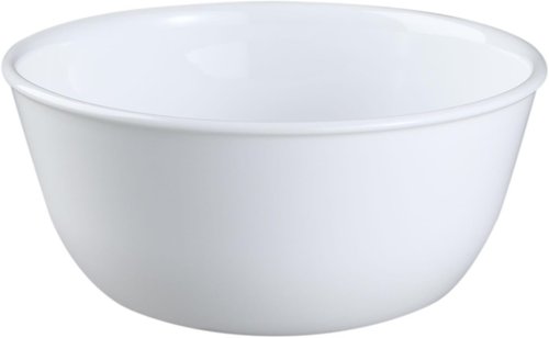 Corelle | Livingware Super Glass Soup & Cereal Bowls - 28 oz, Winter Frost White, Set of 3