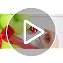 Janinka Christmas Candy Cane Wreath with Red Bow & Green Plush Decor