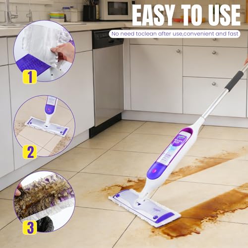 100 Pcs Swiffer Power Mop Refills - Multi-Surface Disposable Cleaning Pads