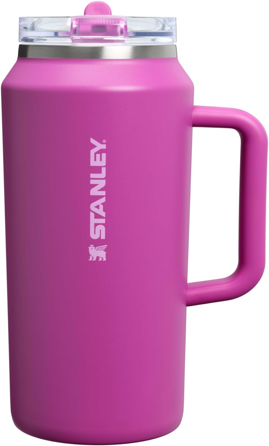 STANLEY Quencher ProTour 64 oz Tumbler - Leakproof Lid, Built-In Straw & Handle | Insulated Stainless Steel | BPA-Free | Dark Blossom