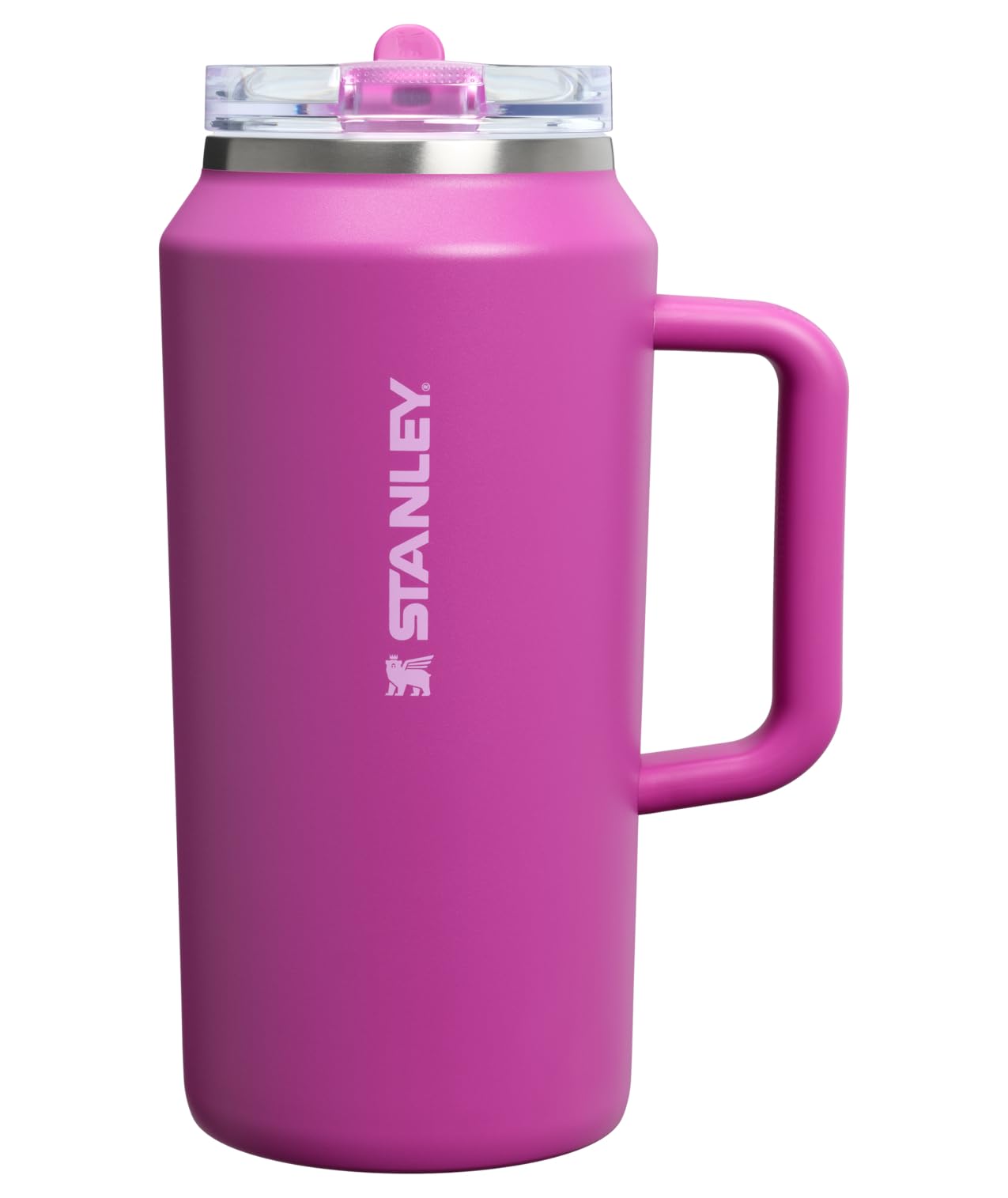 STANLEY Quencher ProTour Flip Straw Tumbler with Leakproof Lid 64 oz | Built-In Straw & Handle | Cupholder Compatible for Travel | Insulated Stainless Steel Cup | BPA-Free | Dark Blossom