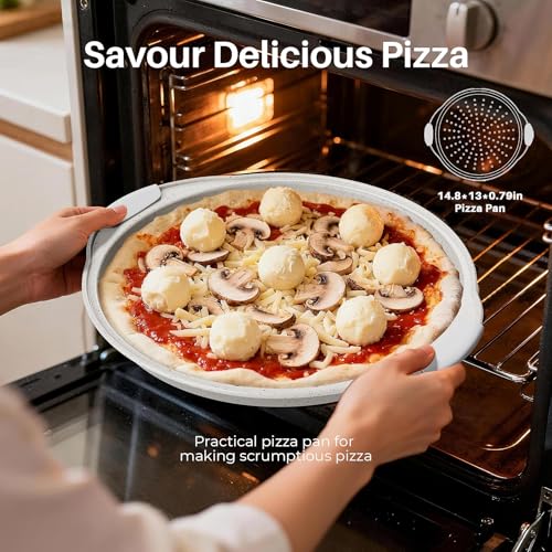 White 11-Piece Nonstick Stackable Bakeware Set - Versatile Baking Pans