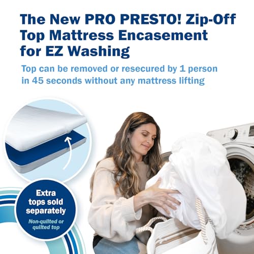 CleanRest PRO Presto! Zip-Off Queen Mattress Encasement Waterproof Bed Bug & Allergens