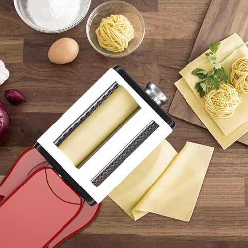 KitchenAid Pasta Maker Attachment 3-in-1 Noodle & Fettuccine Cutter Black-White
