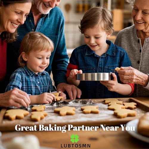 Christmas Tree Cookie Cutter with Star-4.7 Inch-Diswasher Safe-Holiday Cookie Cutters Fondant Biscui Cutters