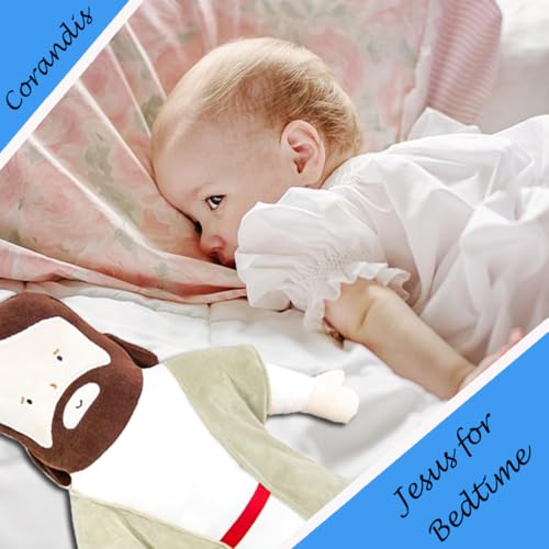 20inch Jesus Plush Toy Jesus Stuffed Dolls Cartoon Pillow Christ Religious Savior Toys Christian Figure Home Christmas Decoration Baptism Gift