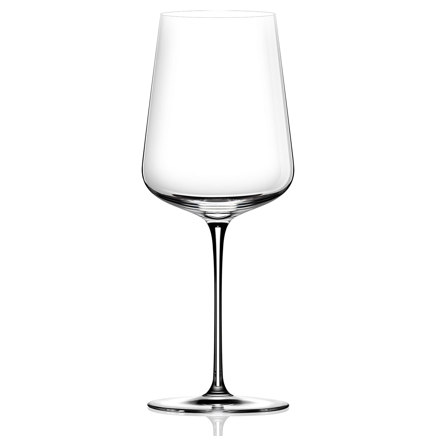 LUNA & MANTHA Red Wine Glasses Set of 1, 15 oz Exquisite Hand Blown Crystal Wine Glasses