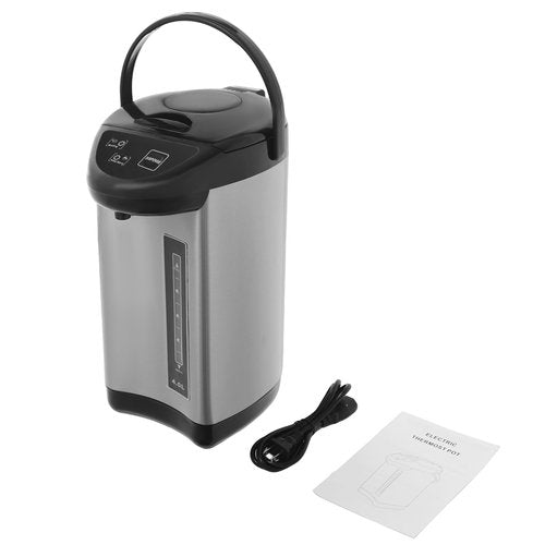Electric Hot Water Pot Urn, Water Boiler & Warmer 4 Liter, Hot Water Dispenser with 3 Water Dispensing Modes, 750W Hot Water Kettle Instant Heating for Coffee & Tea (black)