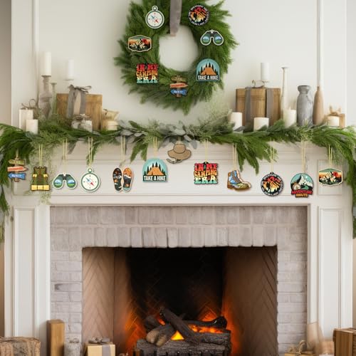 Vercraft 36-Piece Hiking Christmas Ornaments Set with 12 Styles