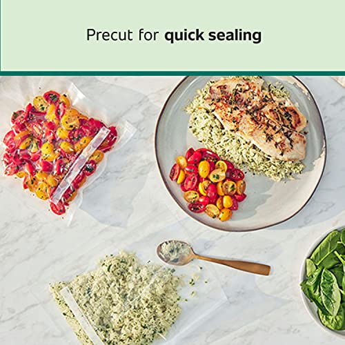 FoodSaver Quart Vacuum Sealer Bags 44 Count - Precut, BPA-Free Food Storage