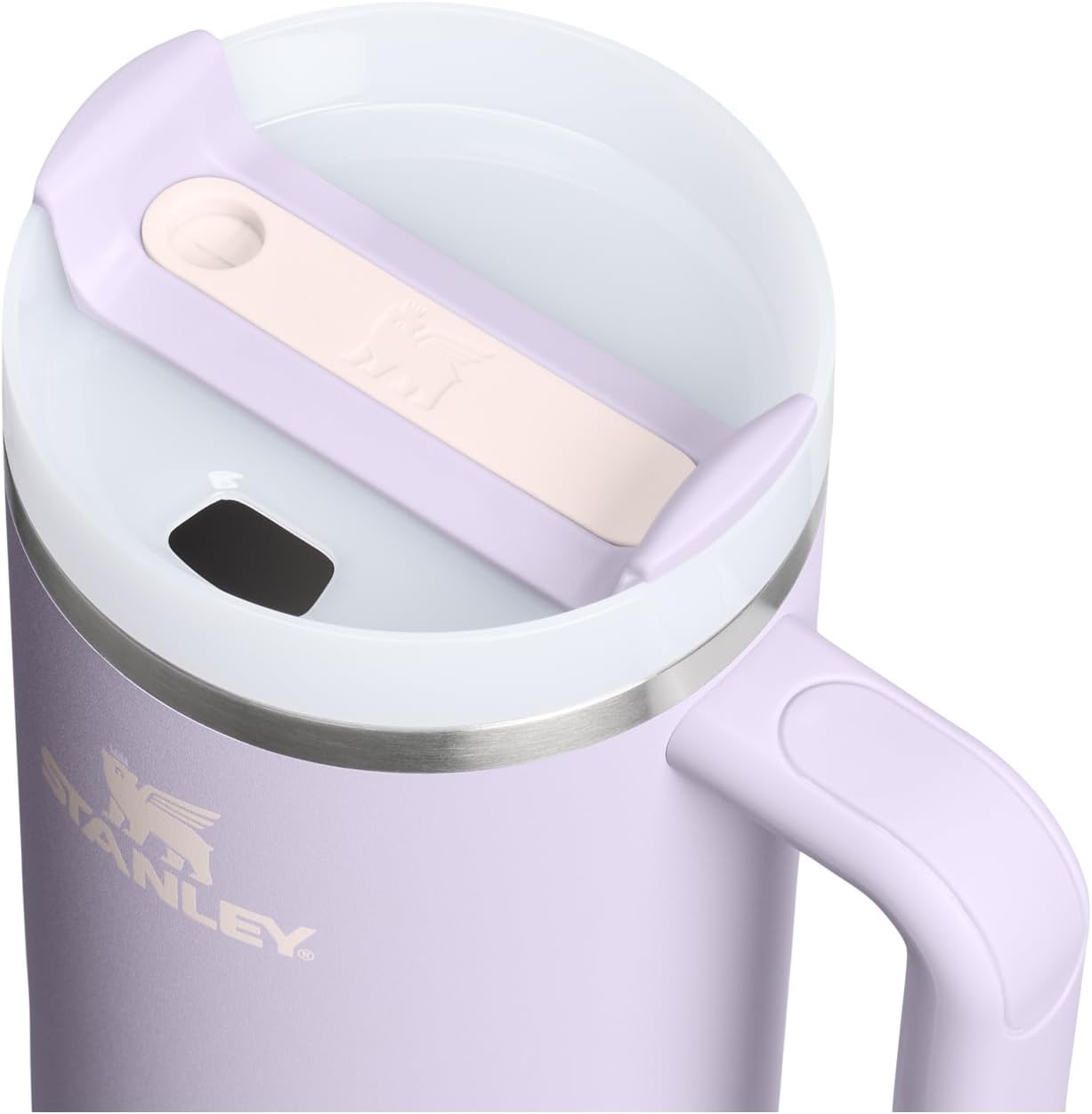 STANLEY Quencher H2.0 Tumbler - 40 oz Insulated Stainless Steel with Handle & Straw | Purple Dust