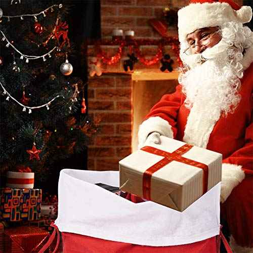 CCINEE 44.98" Jumbo Stocking,Christmas Large Size Red and White Xmas Hanging Stocking for Party Decoration Supply