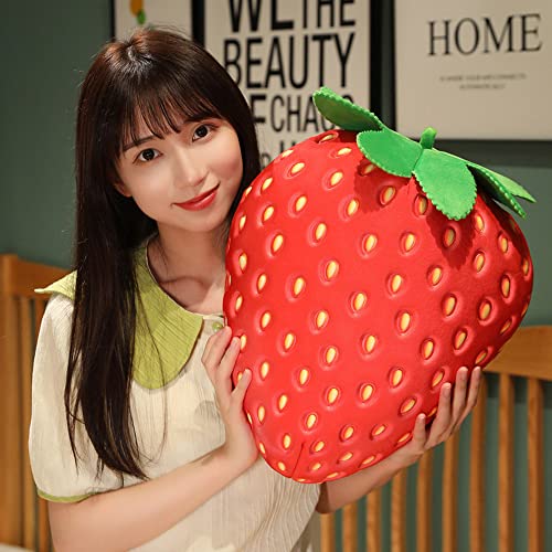 20 inch Strawberry Plush Pillow - Super Soft Fruit Pillow for Boys and Girls Room Decoration Gift