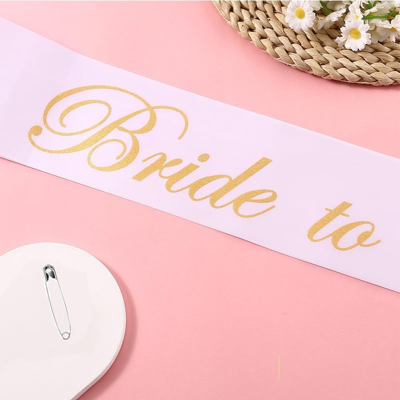 Skiennix White Satin Sash - 2 Pack DIY Pageant & Party Decorations | Includes 2 Pins