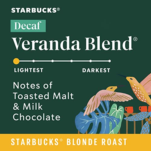 Starbucks Decaf Blonde Roast K-Cup Coffee Pods - 60 Count for Keurig