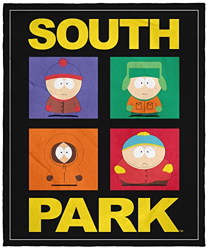 South Park Character Throw Blanket - Soft Plush Kids & Fans Gift
