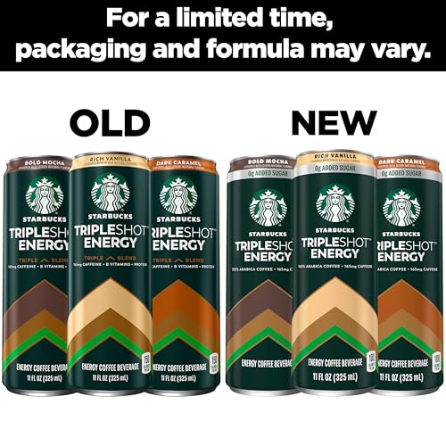Starbucks Tripleshot Coffee Energy Drink Vanilla 11 Fl Oz Cans Pack of 12