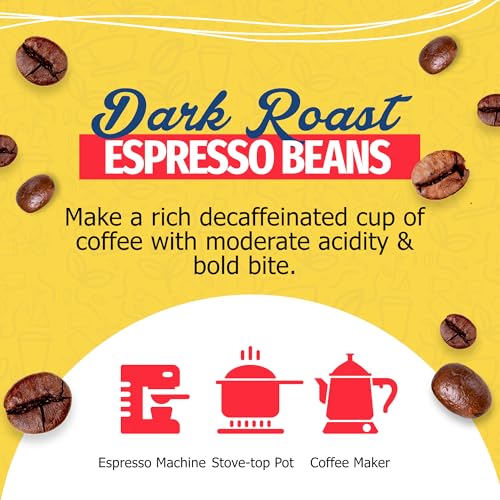 Café Aroma Decaf Dark Roast Espresso Ground Coffee, Authentic Cuban