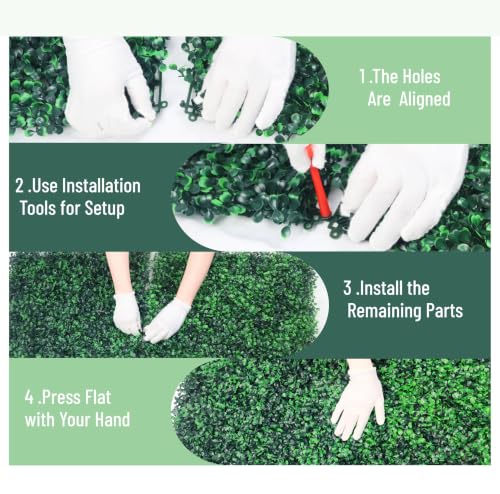 Grass Wall Panels 12 Pack - 20x20 High Density Artificial Foliage - Green Variation of THIS listing