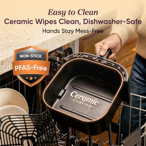 Cosori Air Fryer Pro LE 5 Qt Dark Gray 9-in-1 Ceramic Coating