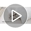 22x22 Inch Pillow Inserts Set of 2 - Feather & Polyester Blend Plush Support
