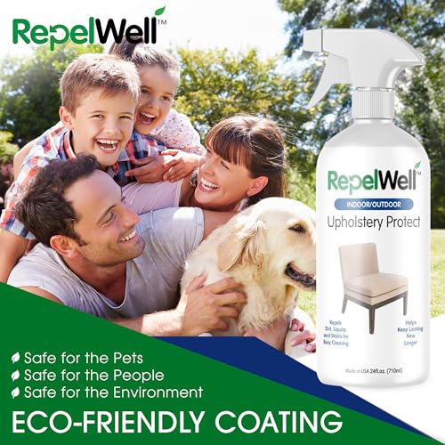 Non-Toxic Fabric Protector Spray for Upholstery & Furniture - 24 oz - Upholstery Protect Variation