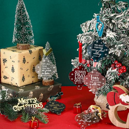 Cinnvoice Christian Christmas Ornament Coworker 50 Set Classic Lantern