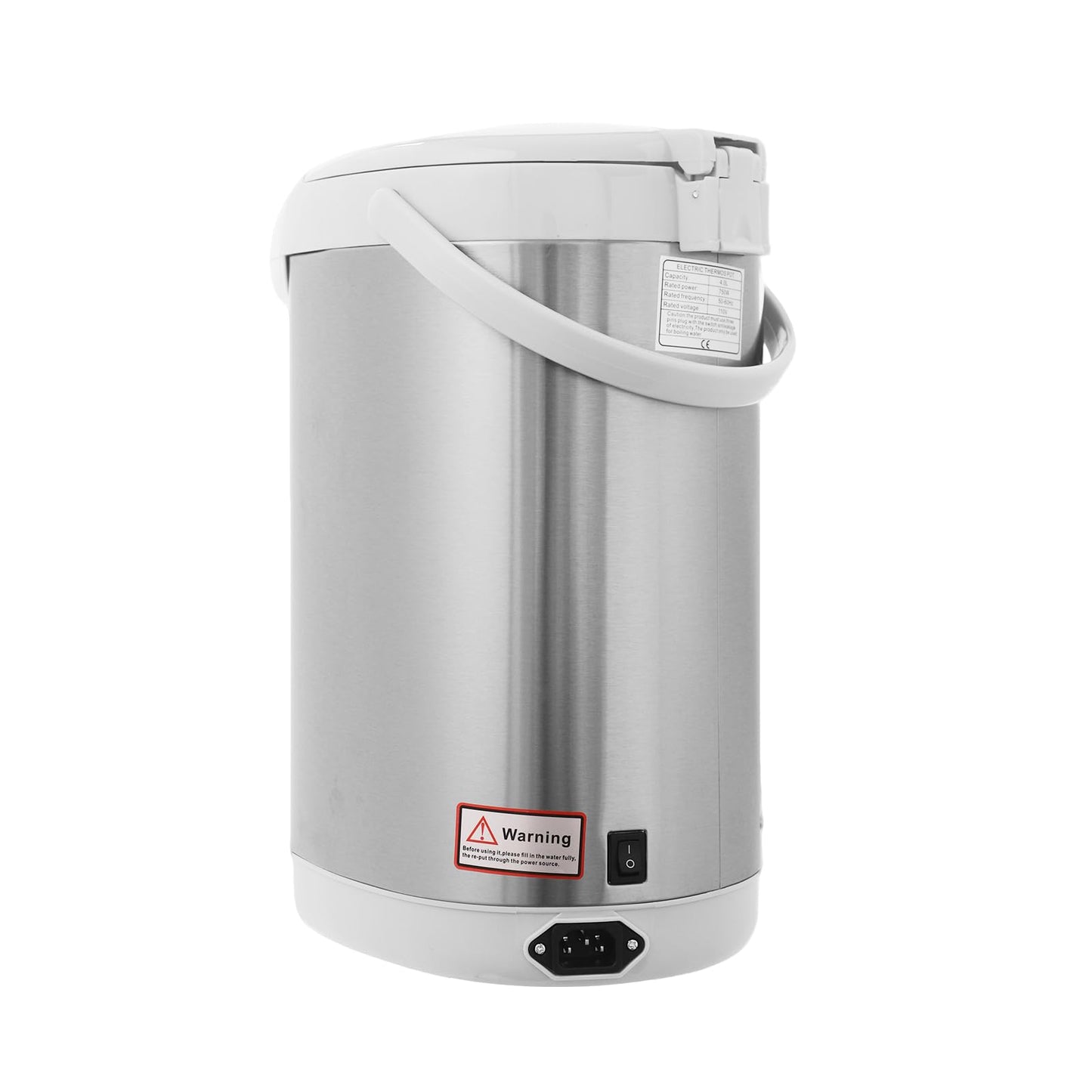 4L Electric Water Boiler, 750W Stainless Steel Hot Water Dispenser with 3 Dispensing Modes, 24H Keep Warm & Anti-Dry Burn Protection, Large Capacity Thermo Pot for Home Office Coffee Tea (Grey)