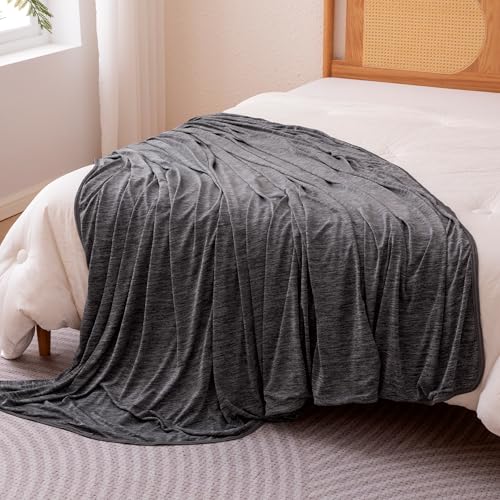 Reversible Cooling Blanket for Hot Sleepers - Queen Dark Gray