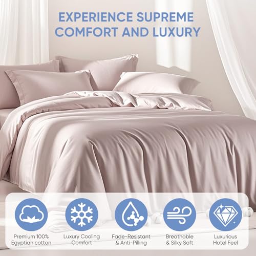 TWK 1200TC Egyptian Cotton Bed Sheets Set King Sand Luxury Hotel Style Deep Pockets