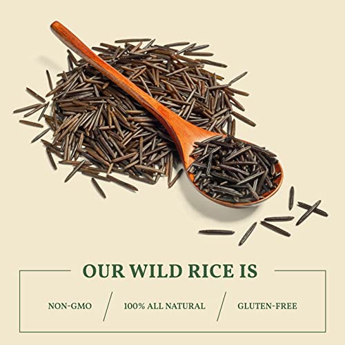 5lb All Natural Minnesota Wild Rice Non-GMO - Pack of 1 (80 Ounce)