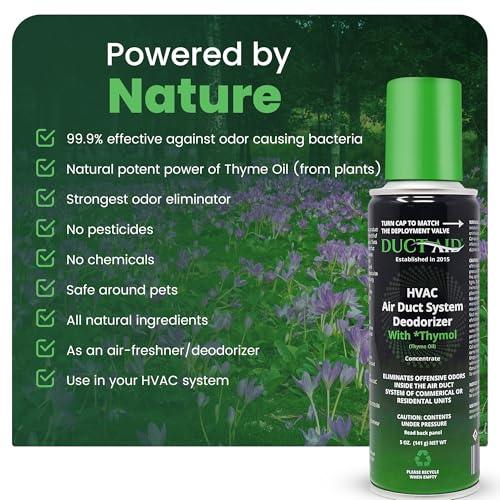 Natural Thyme Air Freshener for HVAC, Cars & Home - Concentrated 1 Pack