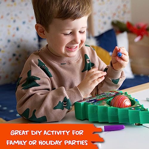 Treemendous Christmas Ornament Decorating Kit & 6 Pack of Ornaments – DIY Holiday Tree Decorations