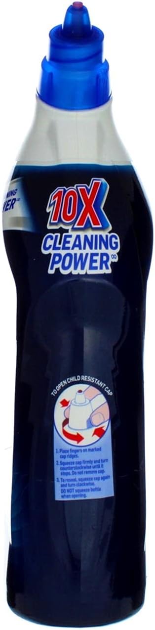 Lysol Power Toilet Bowl Cleaner Gel - Effective Stain Removal & Disinfection | 24oz (Pack of 3)