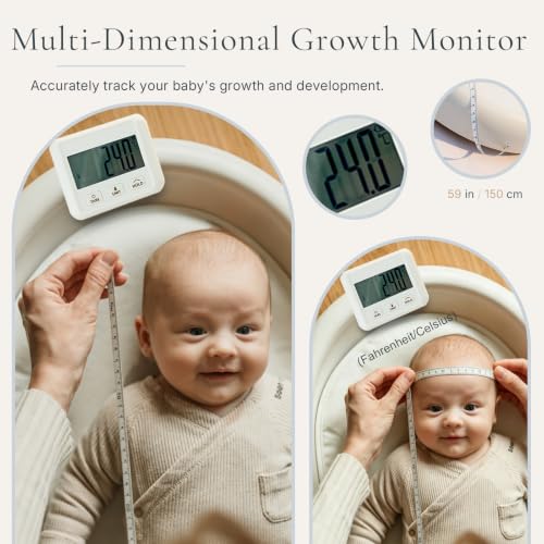 Cuddobaby 4-in-1 Baby Changing Pad with Digital Scale & Temp Monitor