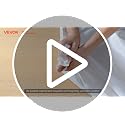 VEVOR 132-Inch White Round Tablecloths 10 Pack - Stain & Wrinkle Resistant Polyester for Weddings & Events