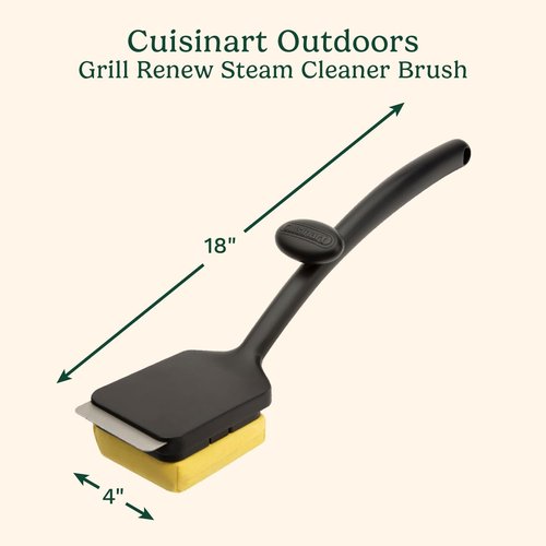 Cuisinart Grill Renew Steam Cleaner Brush - Bristle-Free BBQ Cleaning Tool for All Grill Types