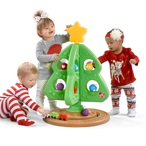 Step2 My First Christmas Tree for Kids, Interactive Train Ornament Set – Opaque Ornaments
