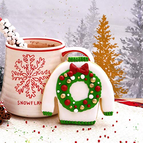 Sweet Cookie Crumbs Christmas Sweater Cookie Cutter - Dishwasher Safe, Stainless Steel, Variation: 1