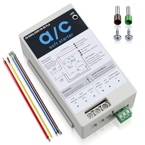 Zgrao 16-32A Soft Start Kit for 4-7 Ton HVAC Systems, Quiet & Reverse Protection