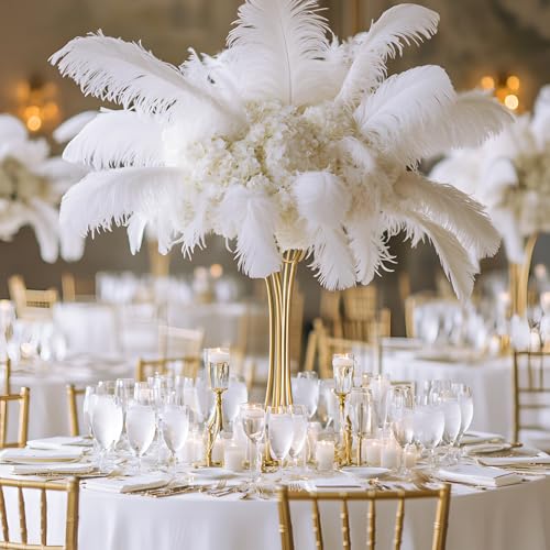 Fixwal 6 Pack 120 Inch Round White Tablecloth - Polyester, Elegant Table Cover